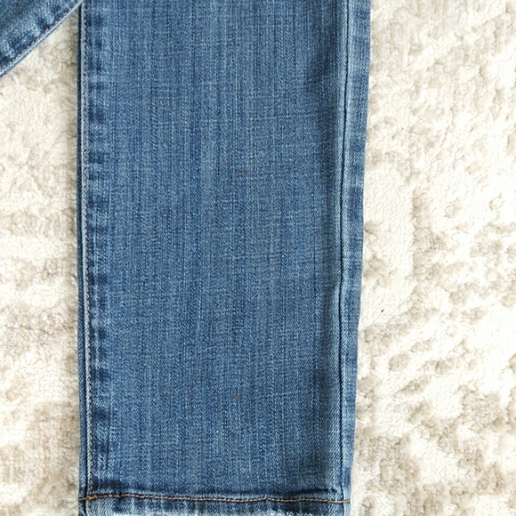 AEO Skinny Stretch Distressed Whiskering Jeans 6S Blue - Picture 8 of 16